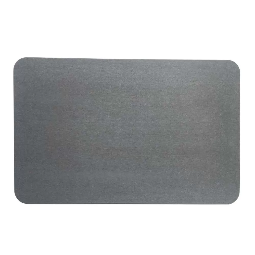 ALFOMBRA DIATOMITA LISA GRIS OSCURO 40X60CM LAFFITTE